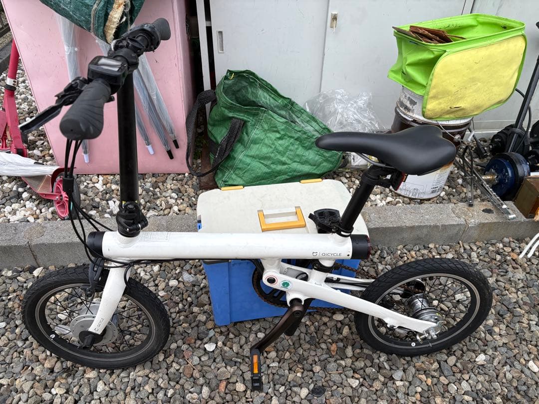 Xiaomi Qicycle 電動　折りたたみ　アシスト自転車 電動アシストに見えない”折り畳み自転車「Mi QiCYCLE」を、中国企業