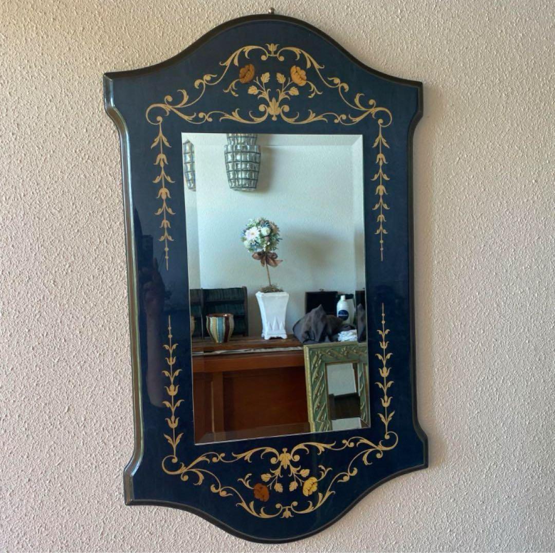 イタリア象嵌面取り鏡 516KcFMJnPL.jpg_BO30,255,255,