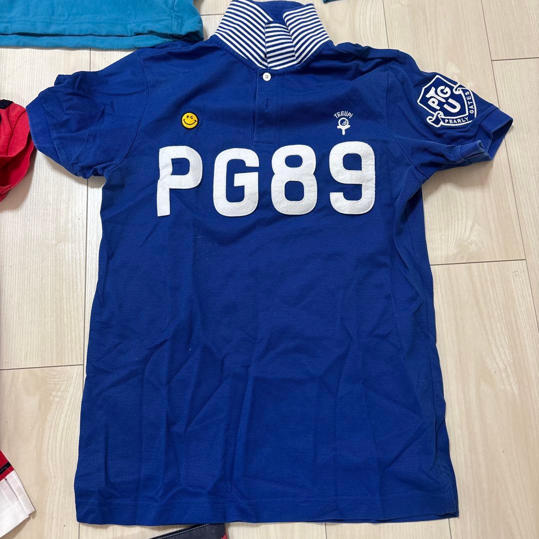 PG ポロシャツ2枚、ショートパンツ1枚、プルオーバーシャツ1枚