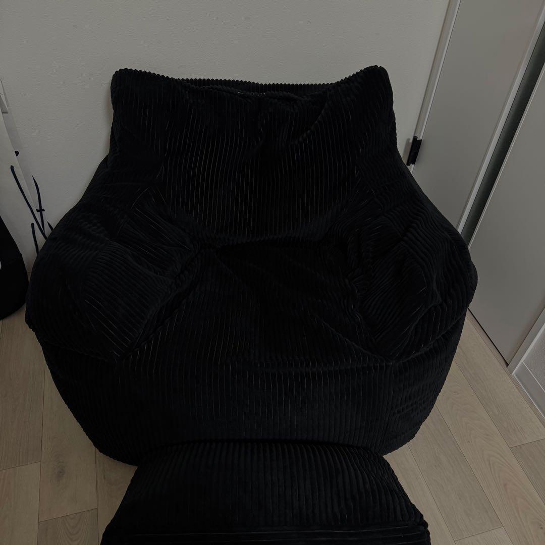 Loosy HUGME 1人掛けビーズソファ Black まんぼー様専用 - メルカリ
