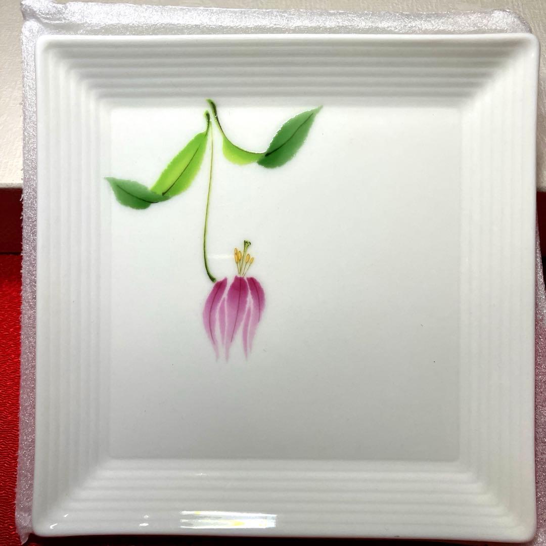 香蘭社 五草花 角皿揃 絵変わり角銘々皿 - メルカリ