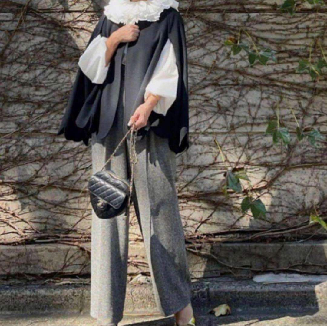 cygne☆シーニュ☆『Sophie』カシミア×ウールタイプ☆ポンチョ☆ケープ