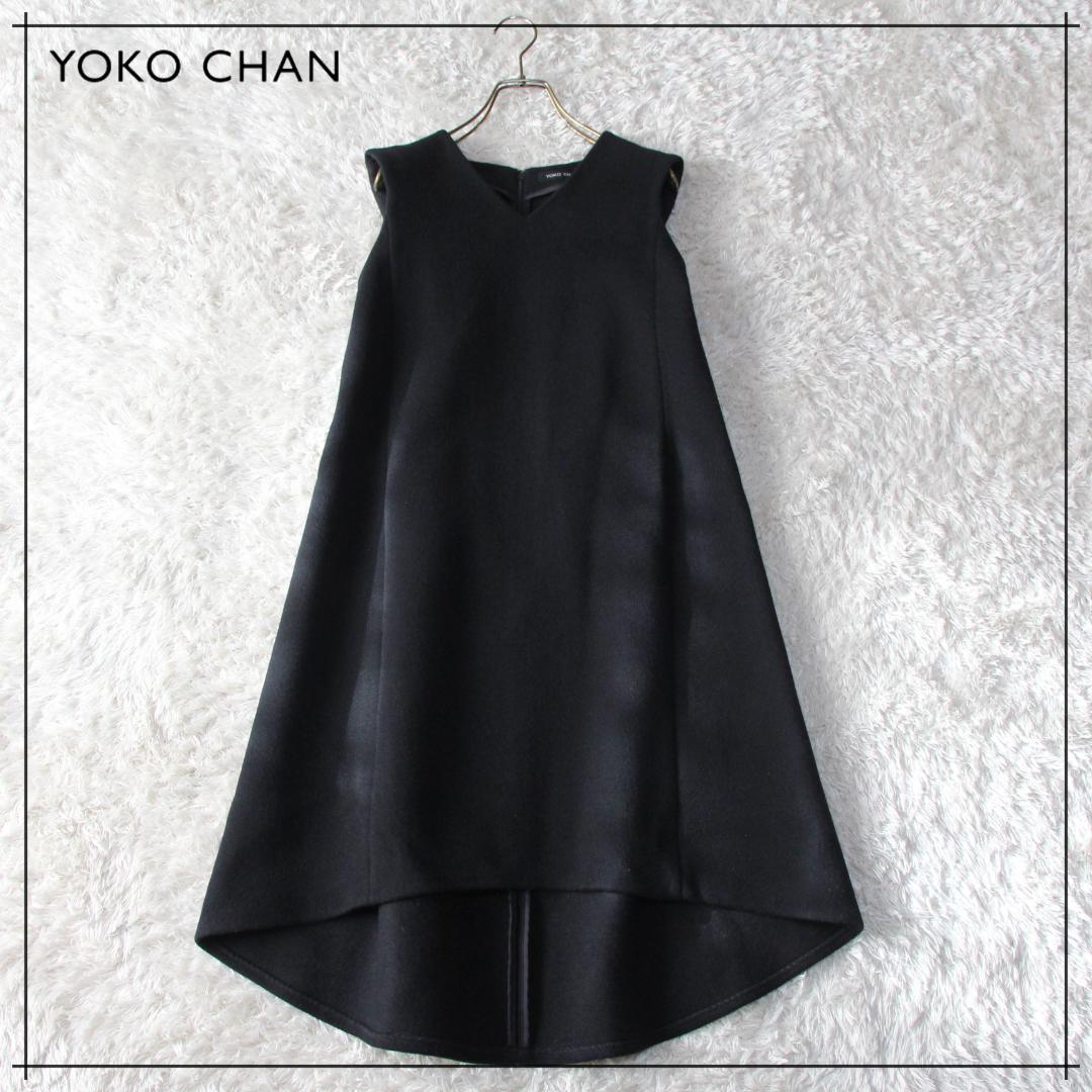 美品 ヨーコチャン フィッシュテール ノースリーブワンピース ウエスト