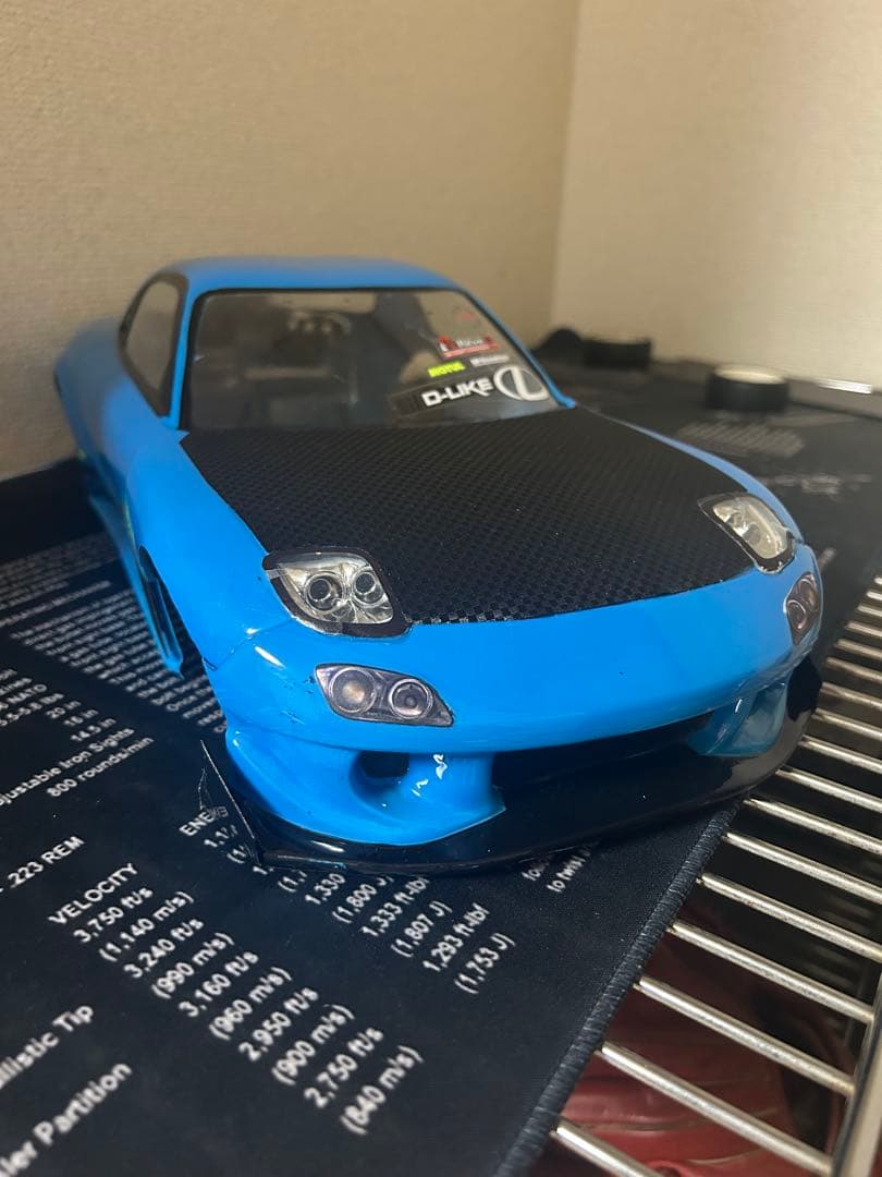 Mazda RX-7 ラジコンボディ 1/10 青 - メルカリ