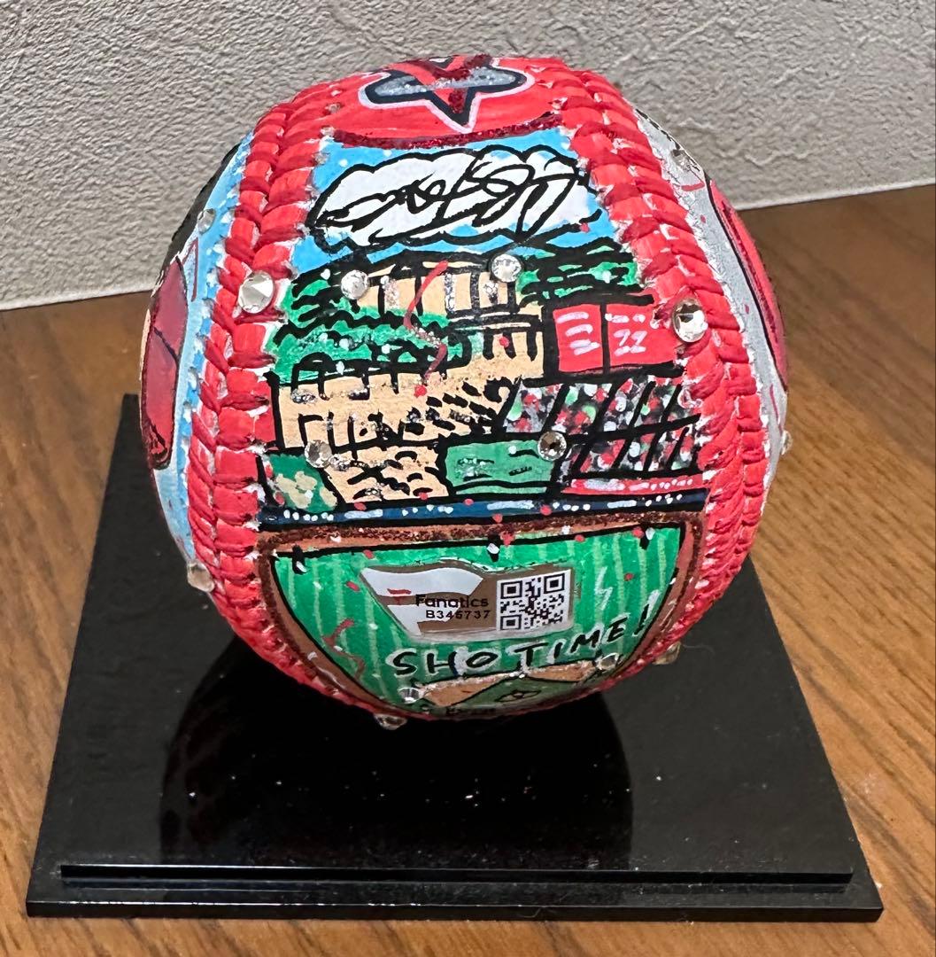 最終値下げ】大谷翔平直筆サインボール×チャールズ・ファジーノ 完全
