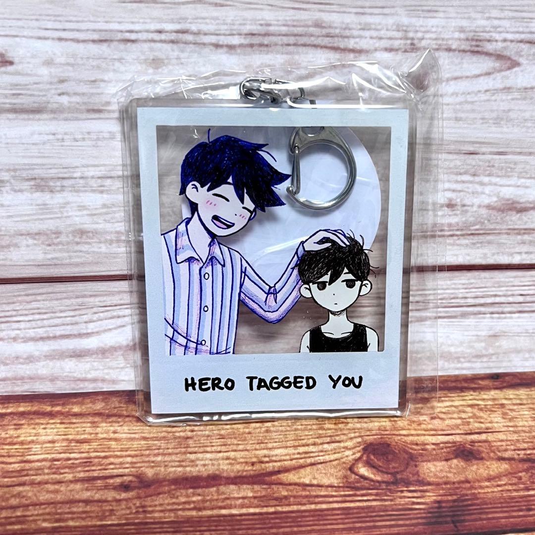 OMORI フォトアクリルキーホルダー オモリ&ヒロ - メルカリ