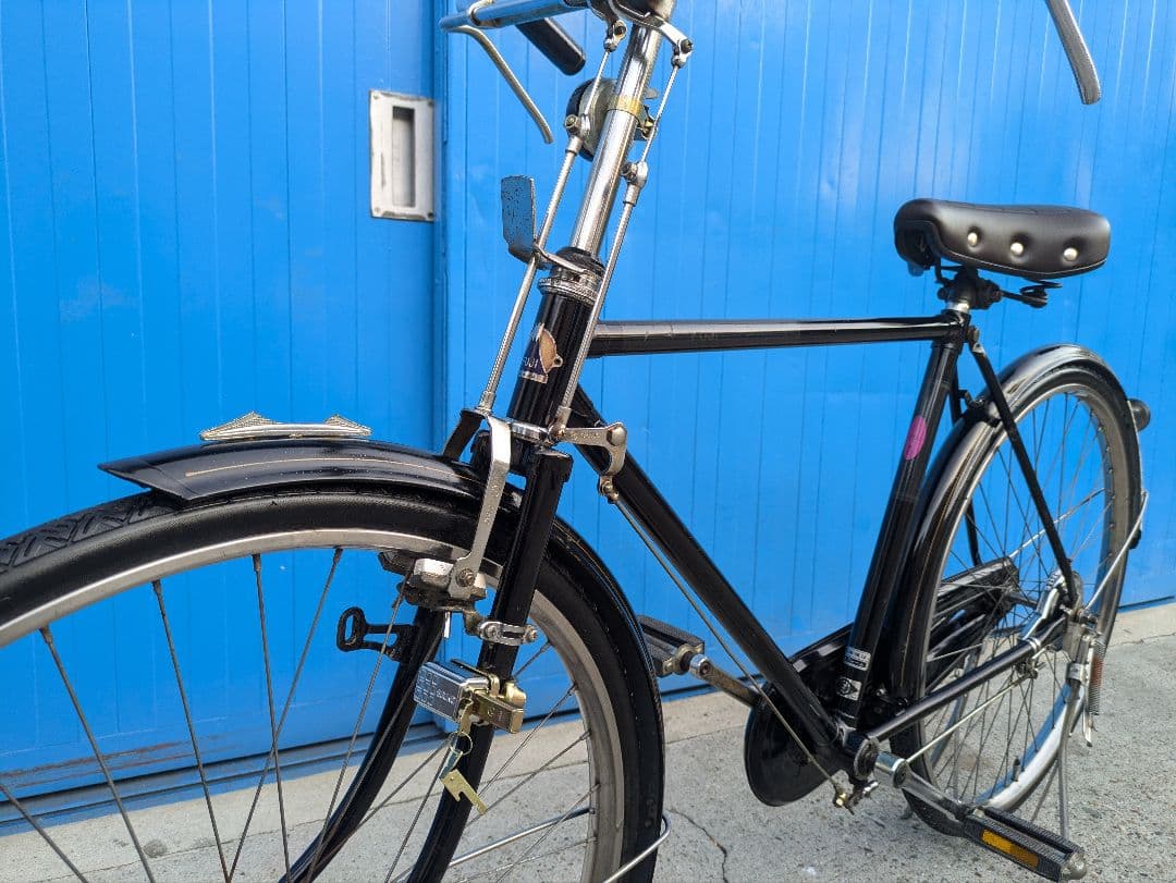 美品 富士 実用車 レトロ 自転車 ビンテージ 昭和 ロッドブレーキ