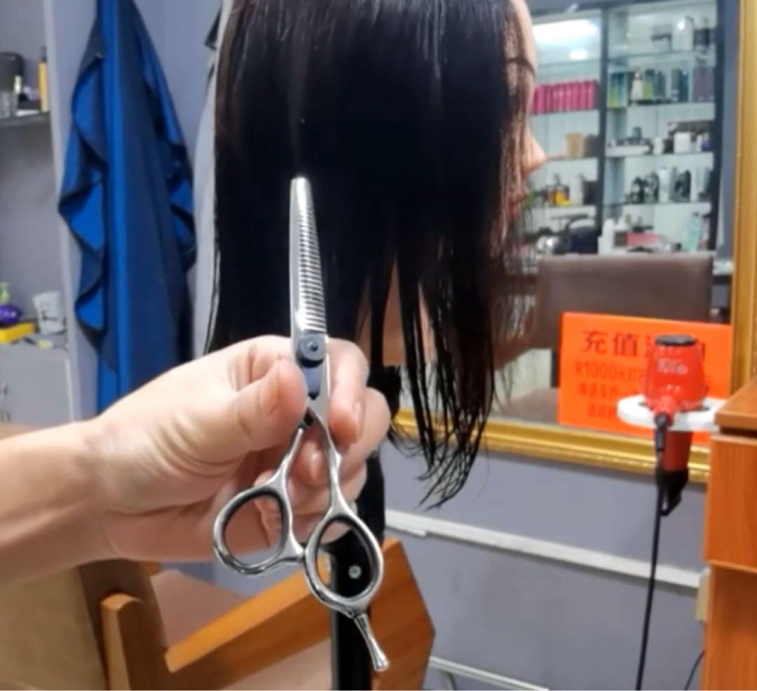 プロ仕様理容用日本製ステンレスシザーズすきバサミローズゴールデン