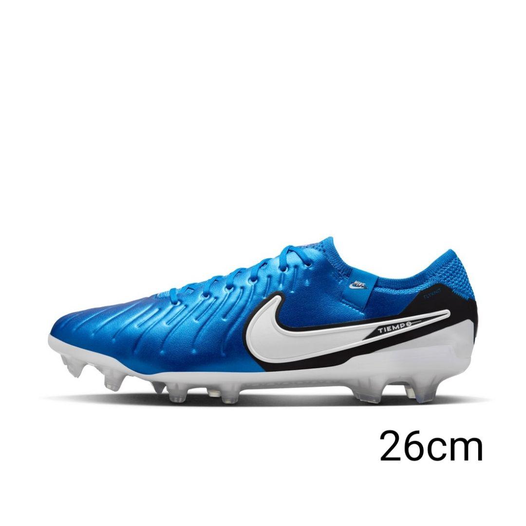 ナイキ　ティエンポ レジェンド 10 エリート FG◆26cm◆サッカースパイク NIKE ナイキ ティエンポ レジェンド 10 エリート FG(ブルー×ホワイト