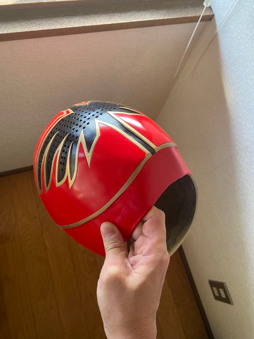 マジレンジャー マジレッド FRPマスク アトラク 特撮 コスプレ 1/1