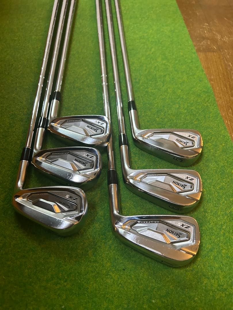 スリクソン アイアン6本セットZX5 Mk2 950neo DST美品即納❣️ アイアン 6本セット SRIXON スリクソン ZX5 Mk II アイアン ＃5～9、PW