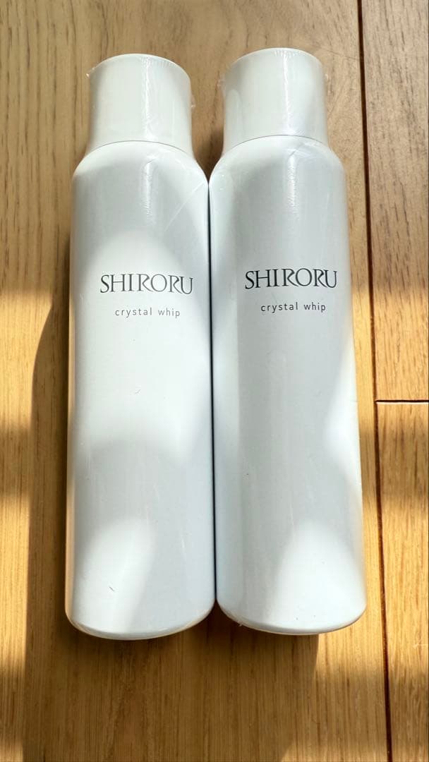 新品未使用 SHIRORU クリスタルホイップ120g 炭酸泡洗顔 2点セット