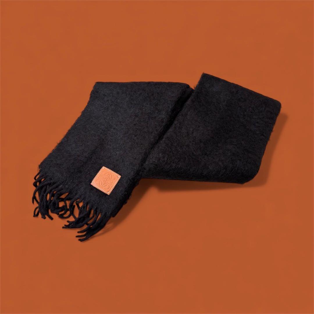 LOEWE ロエベ マフラー ブラック（黒） LOEWE（ロエベ） レディース メンズ マフラー FSA6SS1X05 BLACK