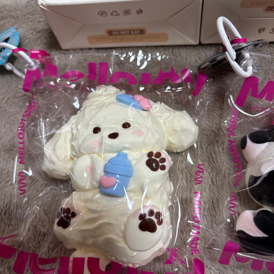Mellojoy スクイーズ アニマルシリーズ クリームわん ゆきこ ぼーっと