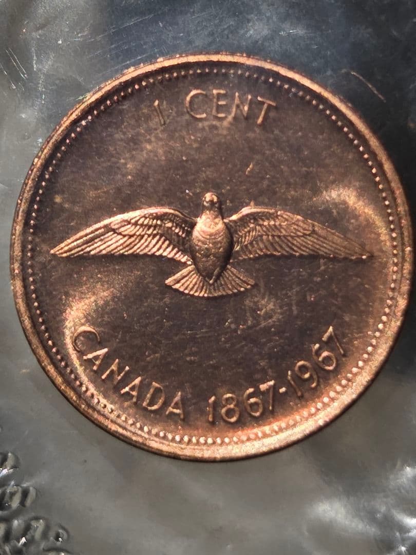 プルーフライク) カナダ連邦 建国100周年記念 コインセット 1967