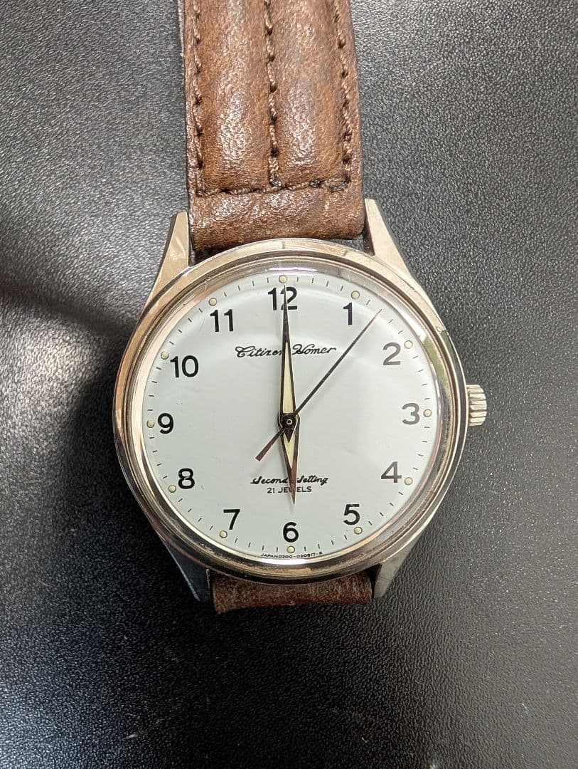 CITIZEN シチズン 昭52 広鉄局 腕310 国鉄 JR鉄道時計 手巻時計