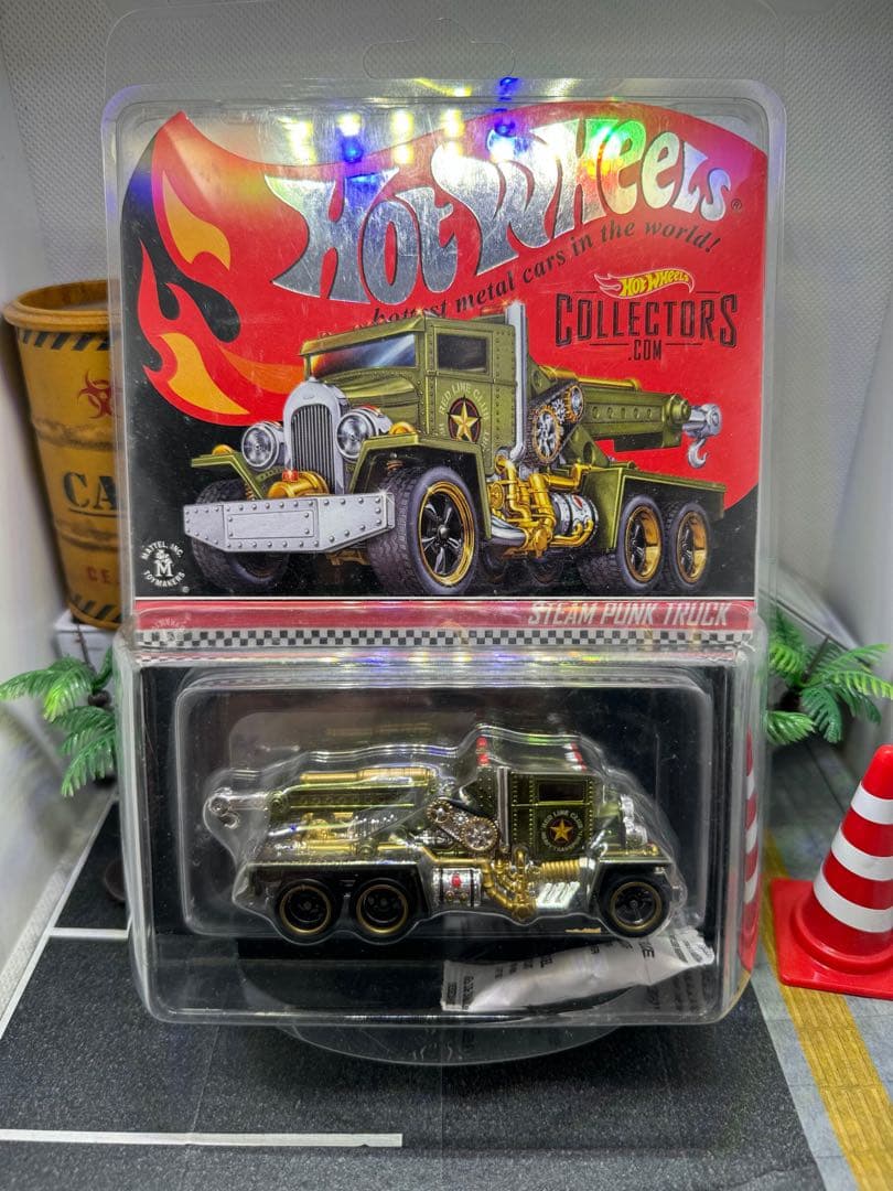 ホットウィール RLC ステアム　パンク　トラックホロ053xx レア品 HWC公式でSTEAM PUNK TRUCK HWCスペシャルエディションのヴィジュアル