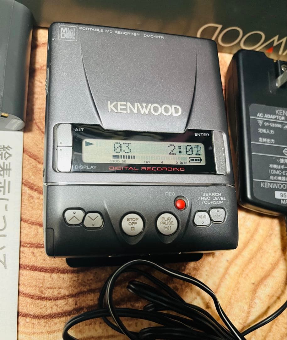 KENWOOD DMC-E7R Walkman MDプレーヤー レコーダー KENWOOD ケンウッド