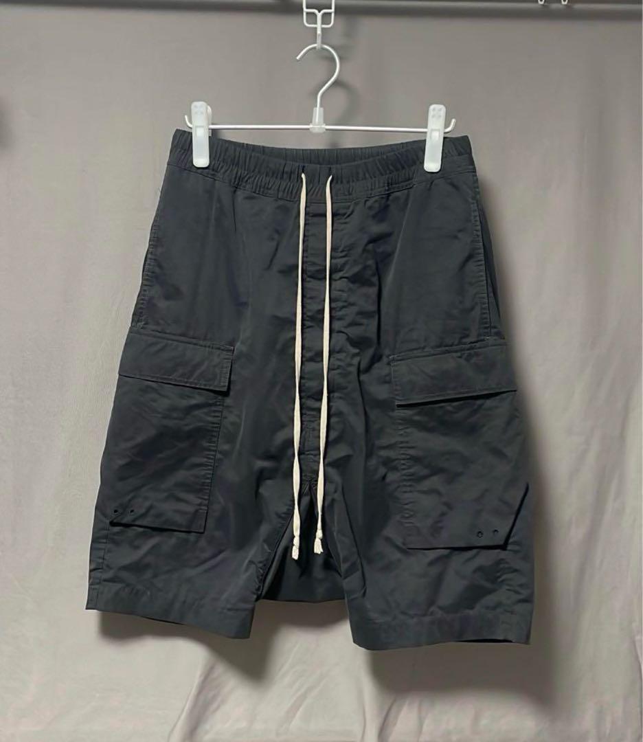 バ*】様 RickOwens DRKSHDW 17FW Cargo Pods Rick Owens (リックオウエンス) - CARGO PODS ハーフ・ショートパンツ