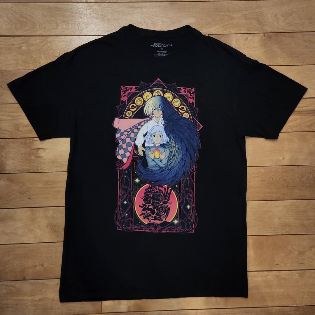 ハウルの動く城 Tシャツ ジブリ アニメ 海外公式 00s 古着 ムービー M