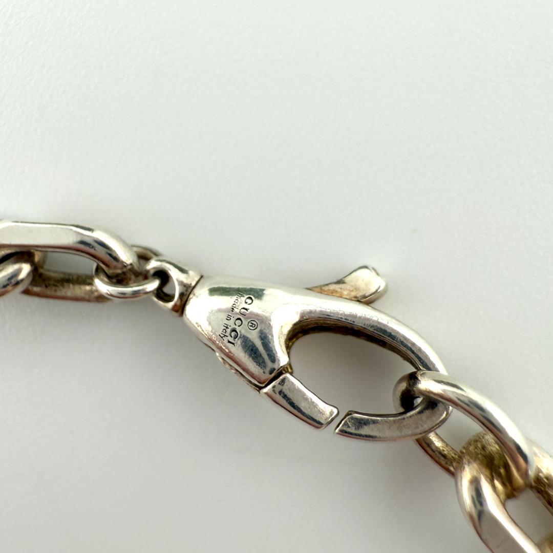 GUCCI グッチ インターロッキング ブレスレット　Ag925 13.7g