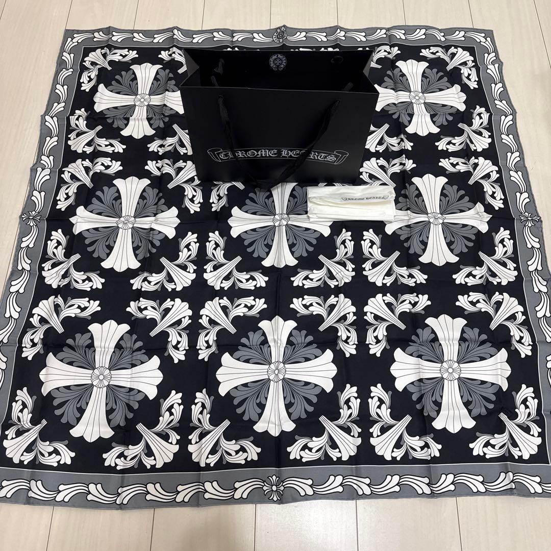 Chrome Hearts バンダナ フラワーパターン 楽天市場】CHROME HEARTSクロムハーツシルクバンダナ white : AMERICAN