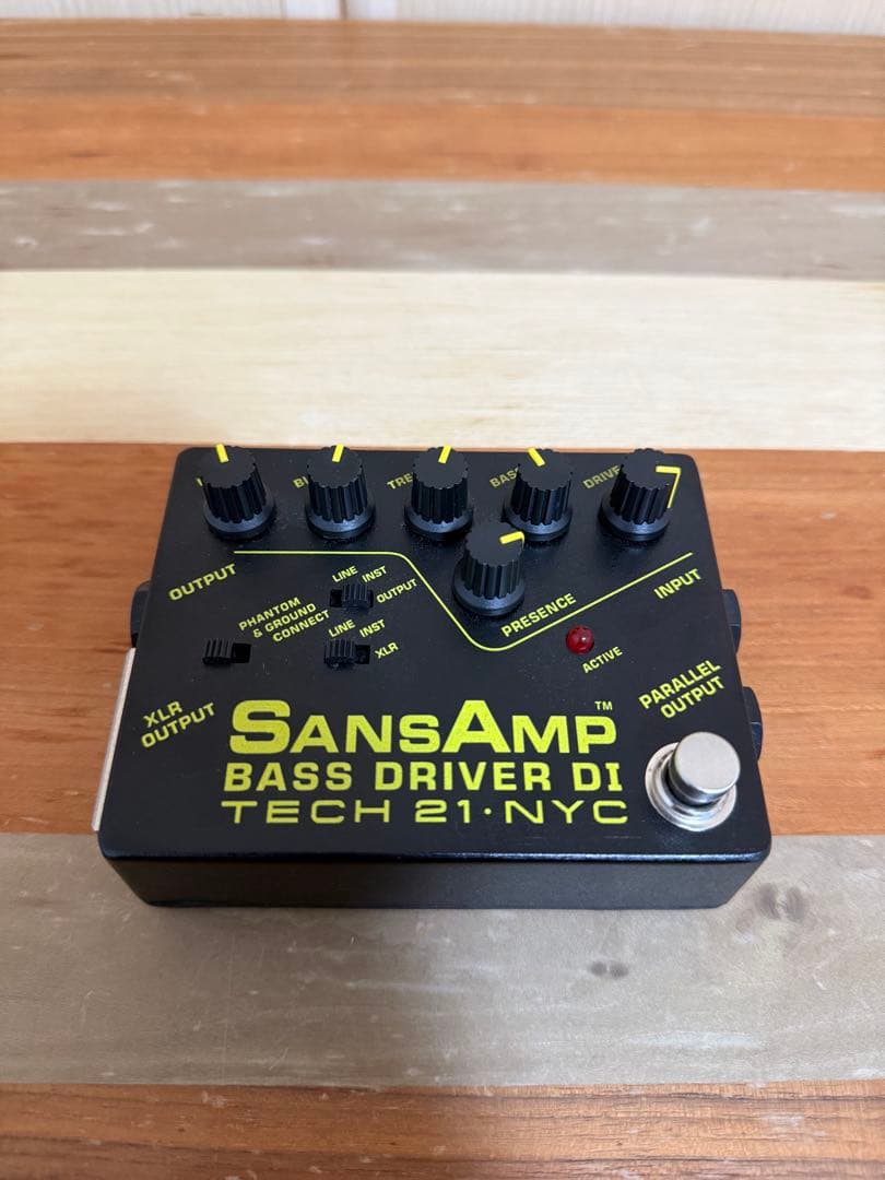 Sansamp サンズアンプ/Bass D DI V1 後期モデル Tech21 SANSAMP BASS DRIVER DI V1後期型（電源が入りません）」: こ