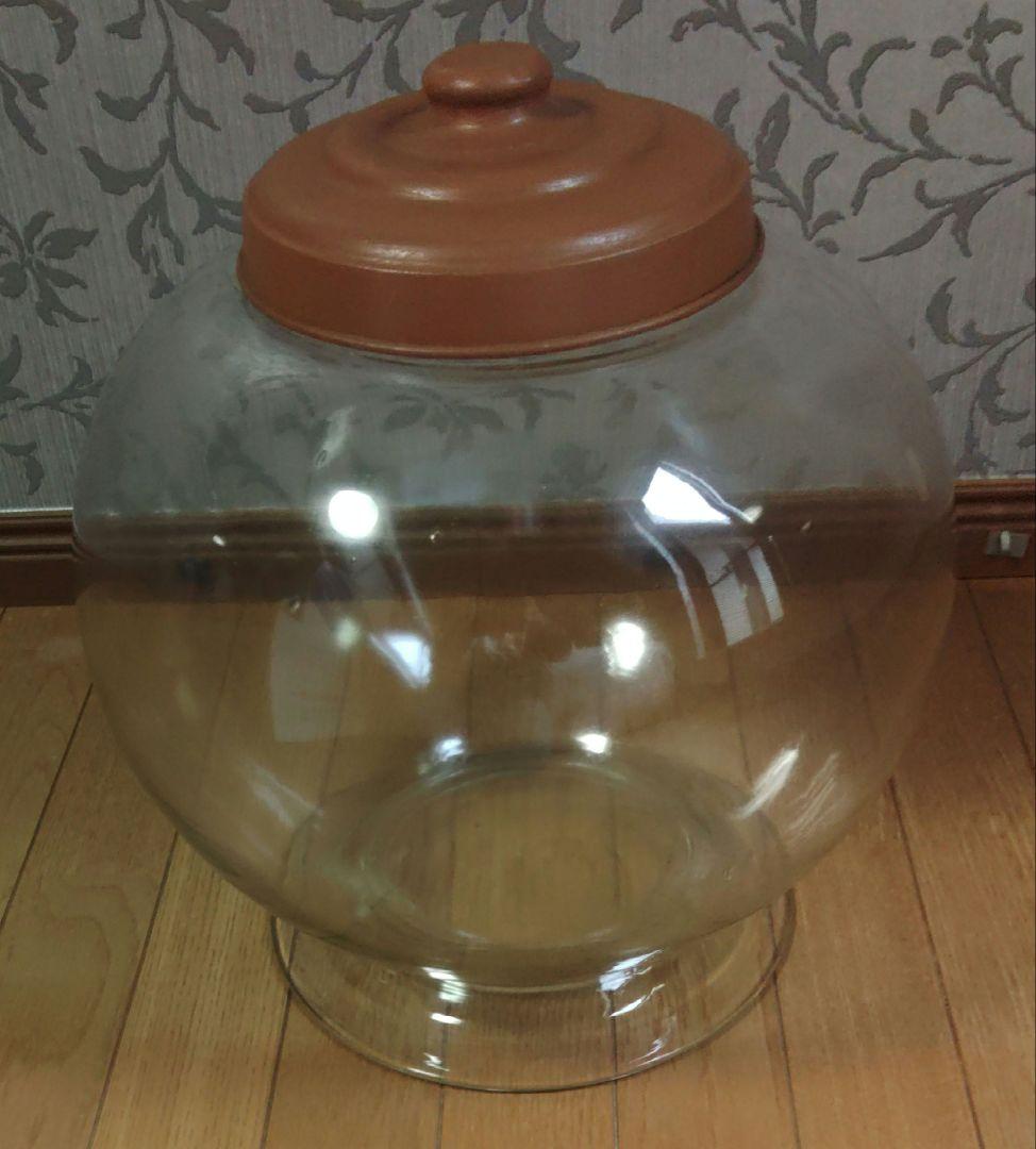 地球瓶 大型 お煎餅屋 駄菓子屋 ガラス瓶 高さ約40cm