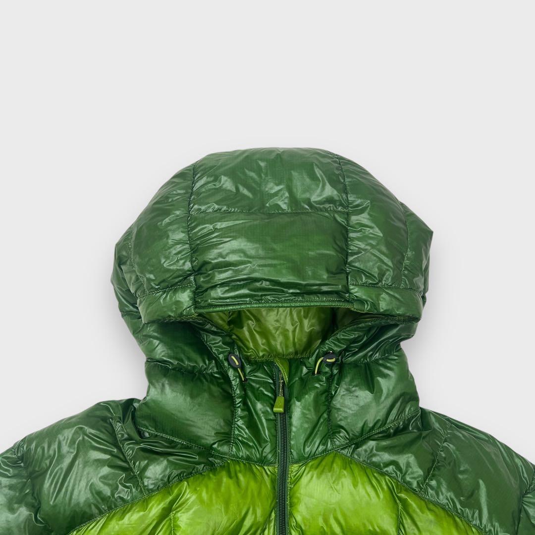 montbell bicolor puffer jacket green - メルカリ