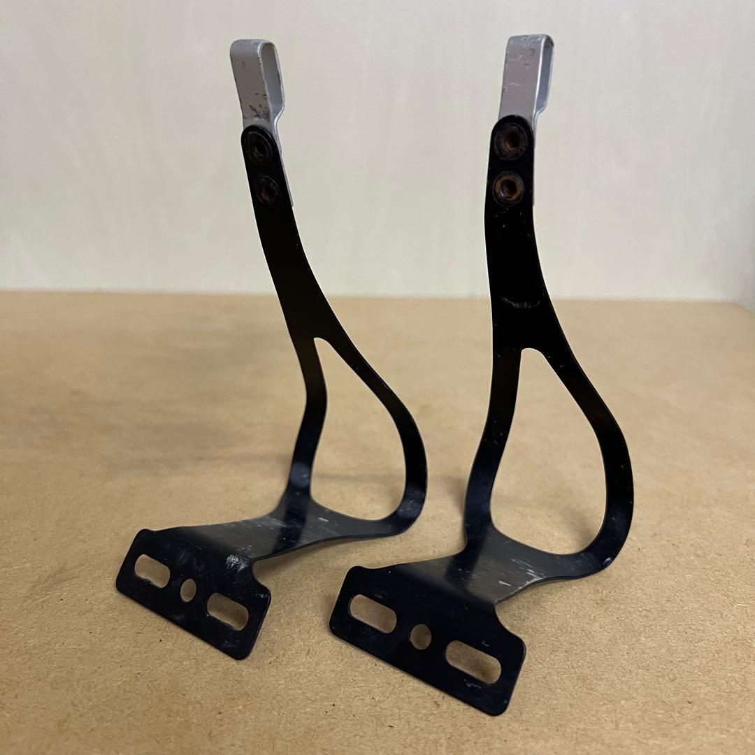 COLNAGO ALE トゥークリップ 黒／銀 COLNAGO ALE トゥークリップ 黒／銀