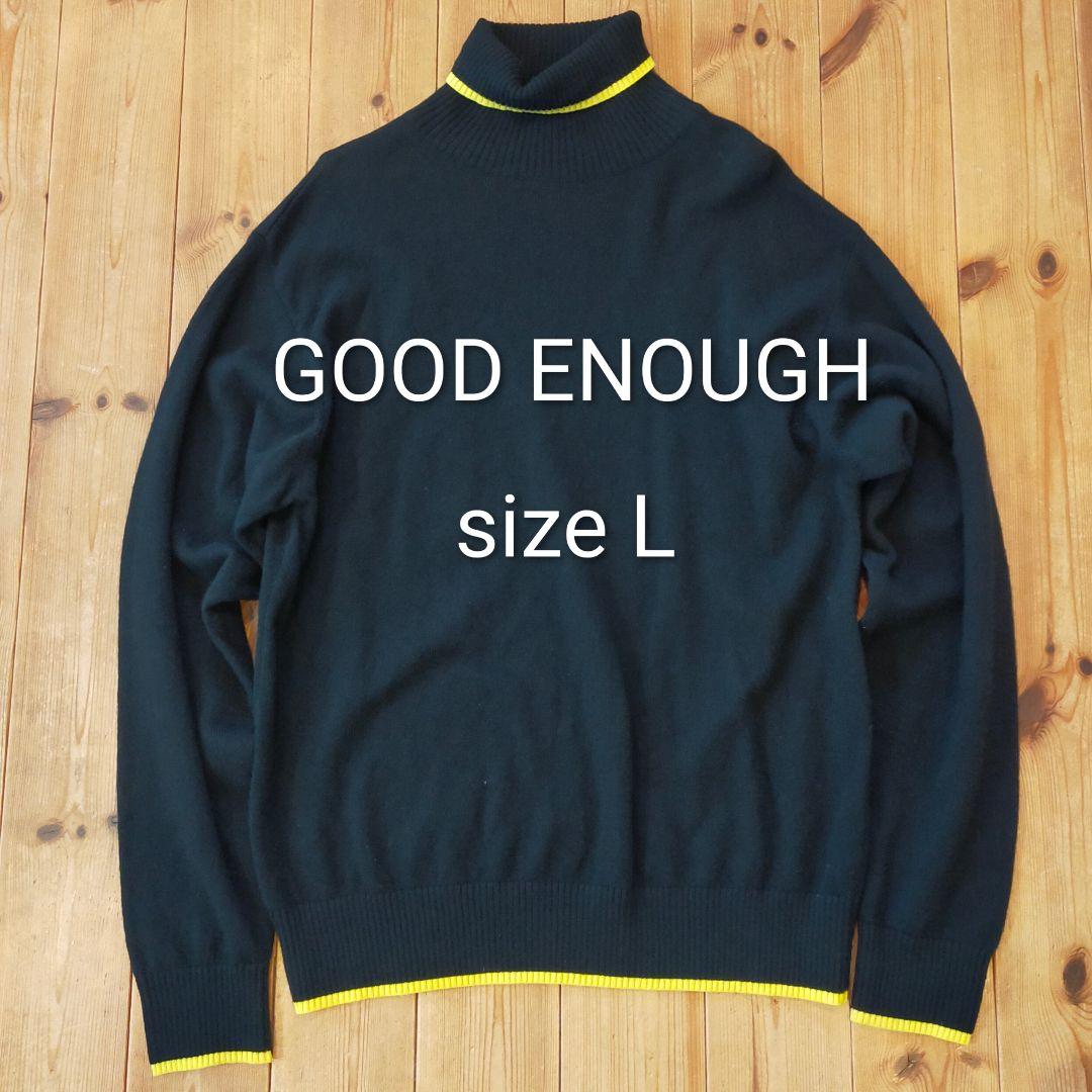 【訳あり】GOOD ENOUGH ニット size L 訳あり】GOOD ENOUGH ニット size L