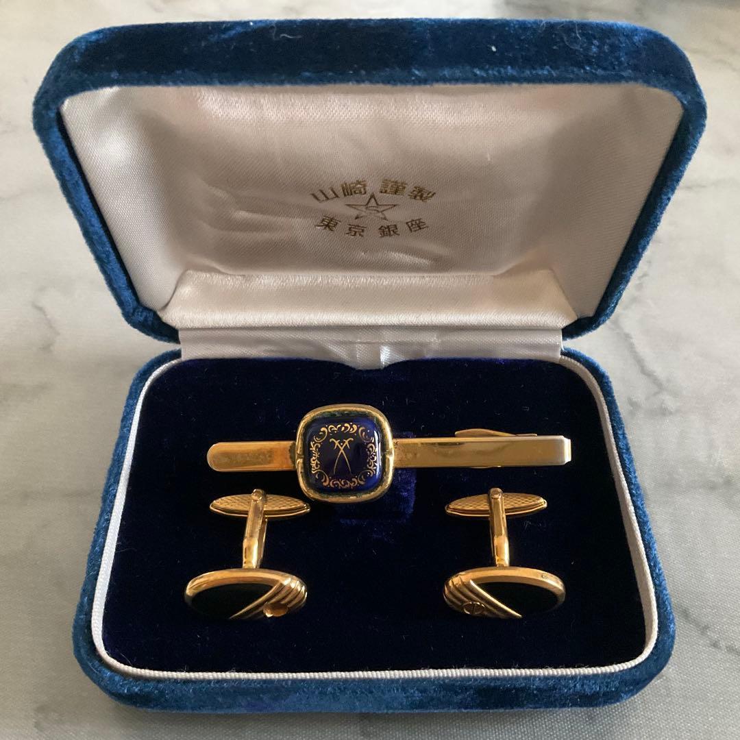 ネクタイピン カフスボタン おまとめ 菊花紋 ダンヒル 七宝焼(佐野