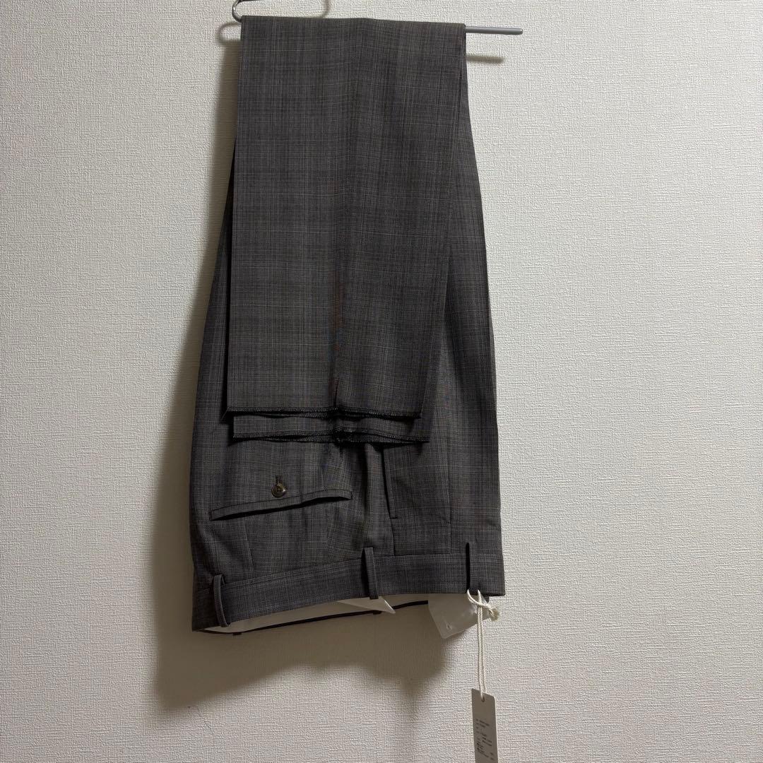 MAATEE&SONS 永遠 スラックス WOOL MAT CHECK GRAY - メルカリ