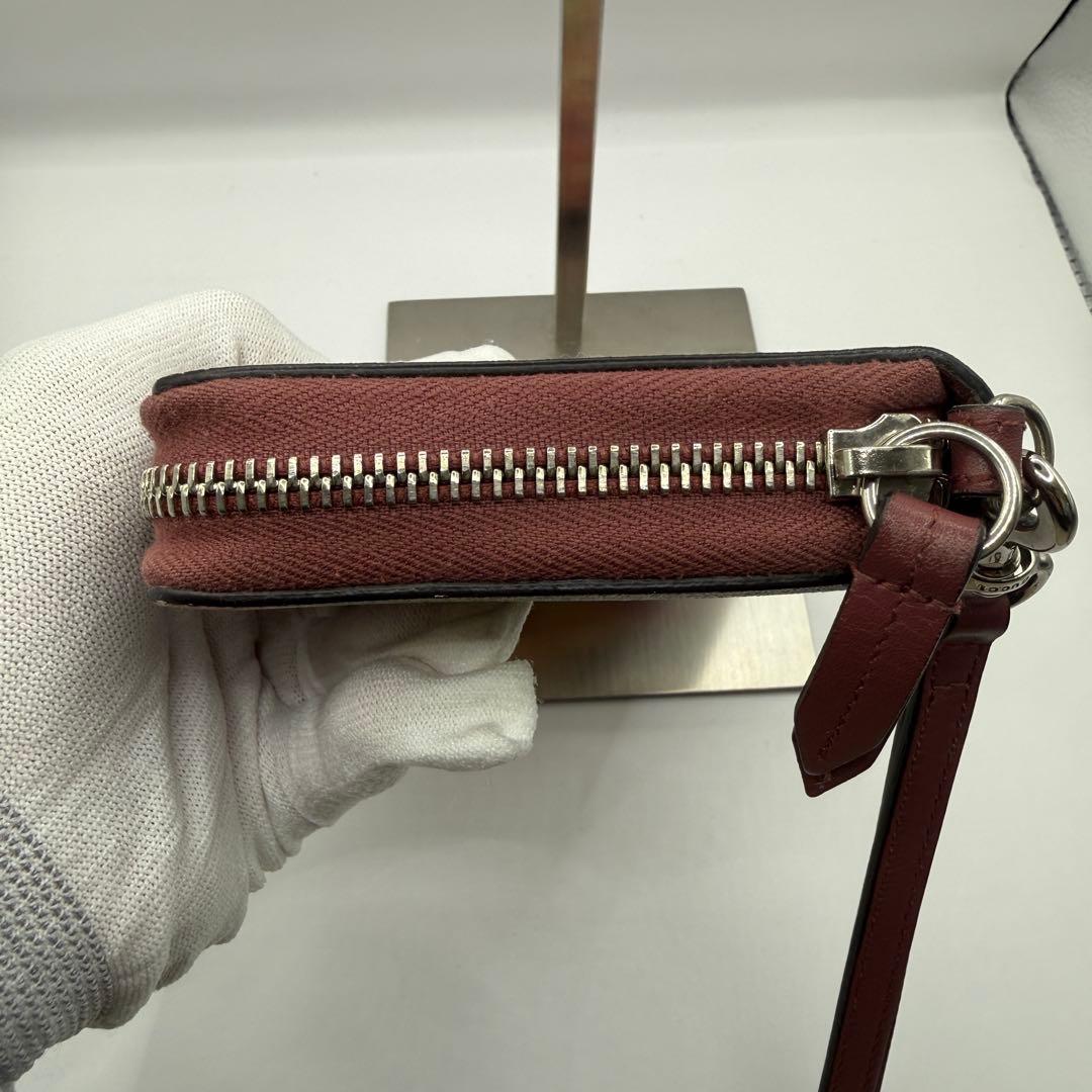 GUCCI グッチ 長財布 ラウンドファスナー ブルームス PVC 安