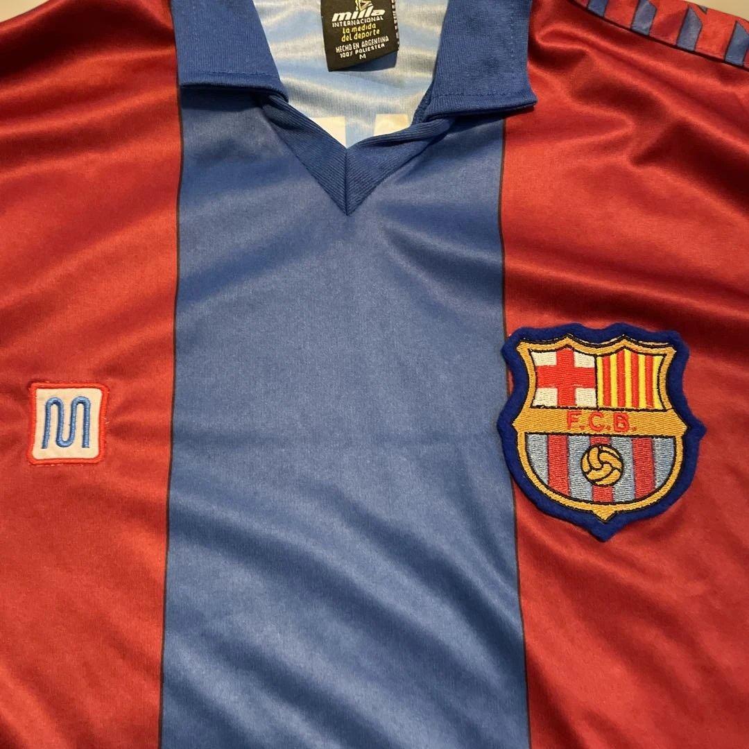 ひ*ん様 FCバルセロナ マラドーナ 10 復刻ユニフォーム スポーツ