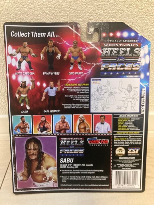 WWF ハズブロ風 ECW WWE フィギュア Sabu サブゥー限定新品未開封 WWF
