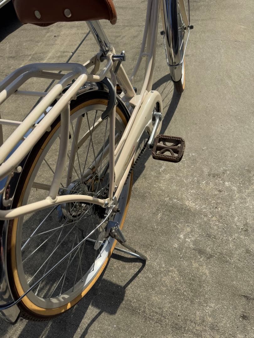 22インチ クリームFeerique Jr フェリーク ジュニア 自転車 アサヒ