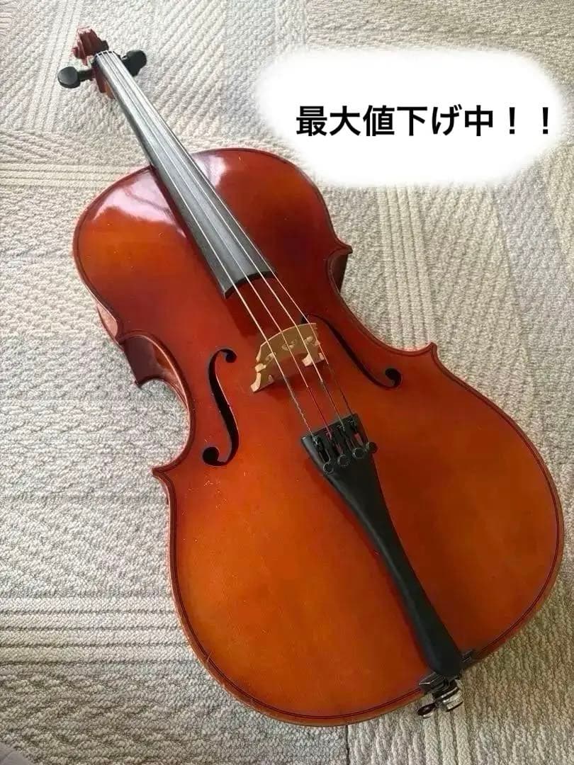 Y6489 SUZUKI No.72 1/2 チェロ スズキ 【ケース付き】 Y6489 SUZUKI No.72 1/2 チェロ スズキ 【ケース付き】 期間限定