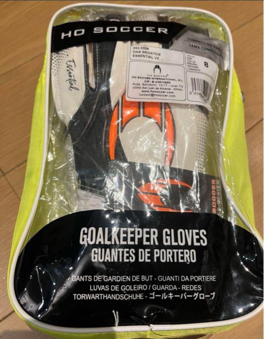 キーパーグローブ HOSOCCER エスクドー2 ロール ゲッコー ライム
