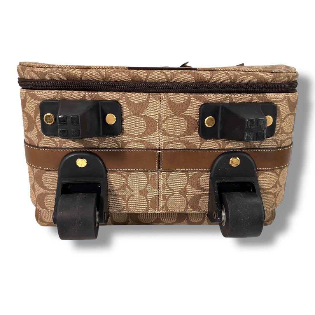 極美品】COACH コーチ キャリーケース スーツケース レザー LV南京錠