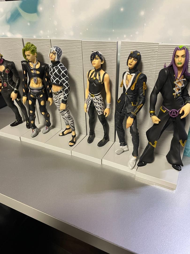 ジョジョの奇妙な冒険 5部 DXFフィギュア パッショーネ 6体 ブラック