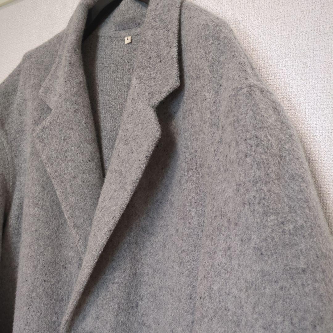 MUJI Laboカシミヤ混チェスターコートグレー Lサイズ - メルカリ