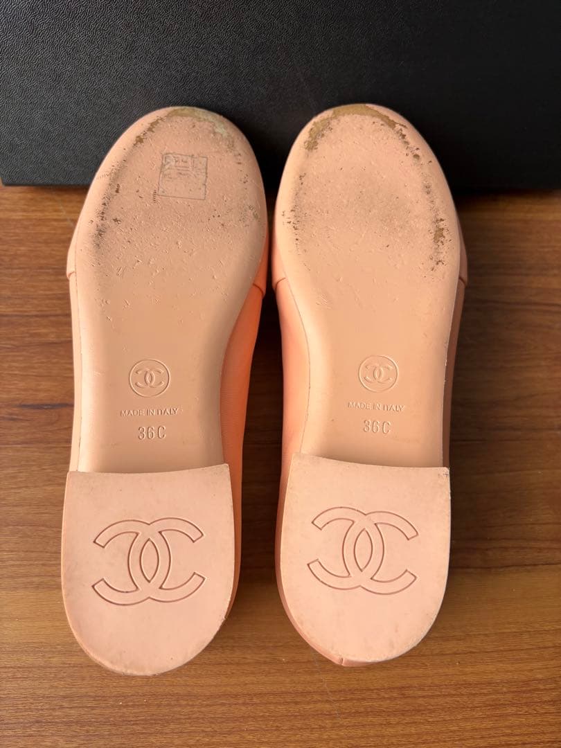 CHANEL ローファー サイズ36 ピンクとベージュ 2足セット