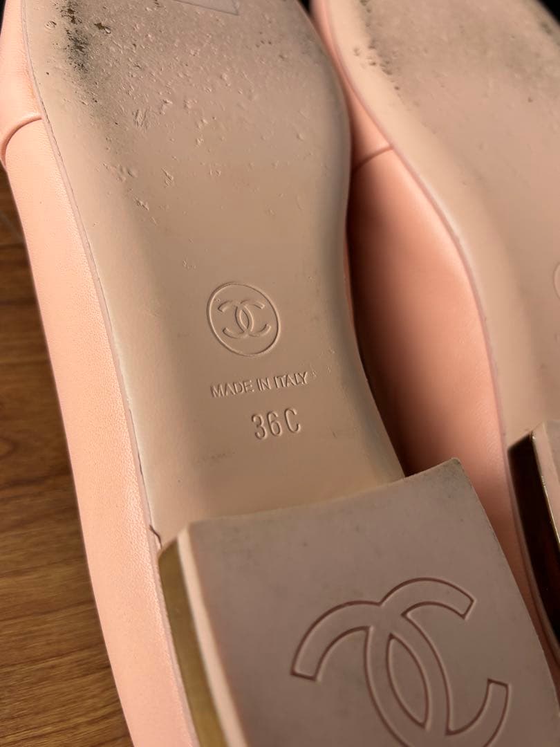 CHANEL ローファー サイズ36 ピンクとベージュ 2足セット