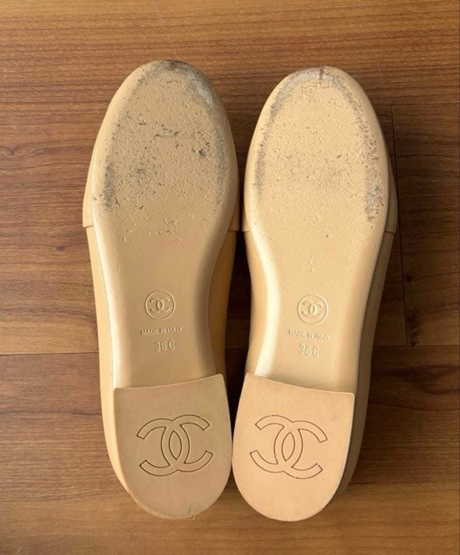 CHANEL ローファー サイズ36 ピンクとベージュ 2足セット