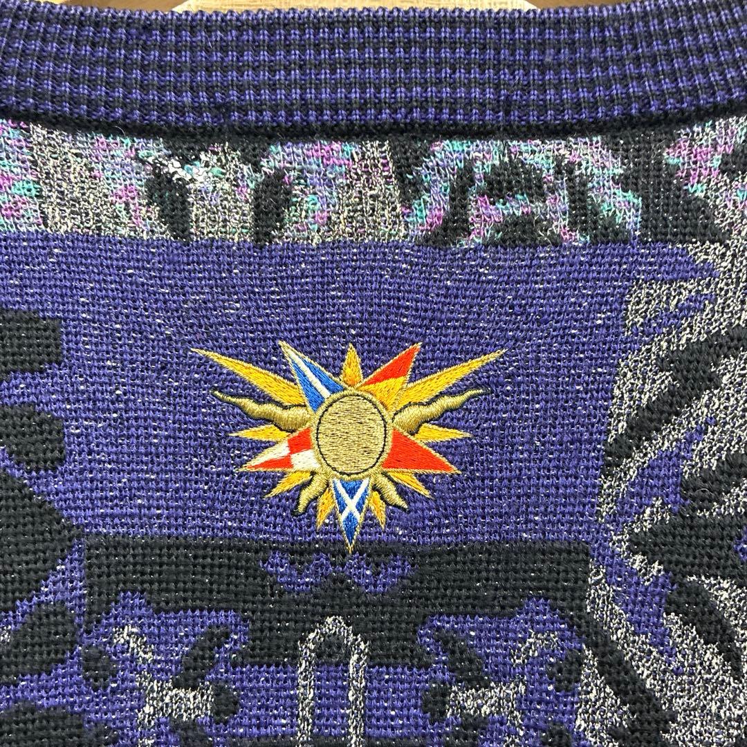 J's ジャンボ尾崎 ブリヂストン 銀糸 ラメ ゴルフ セーター ニット 90s