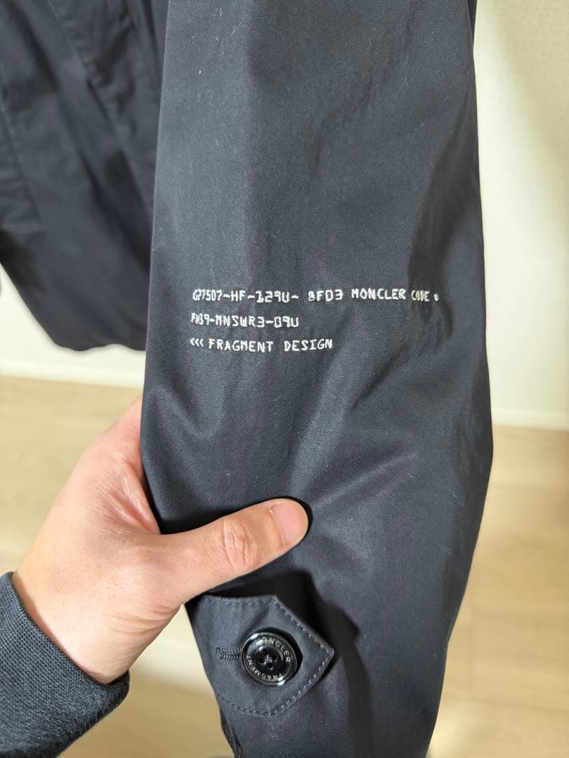Moncler × fragment design ステンカラーコート - メルカリ
