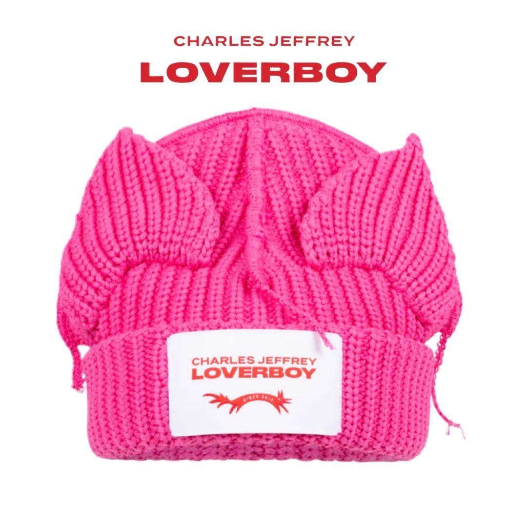 Charles Jeffrey LOVERBOY ニット帽 PINK【男女兼用】 ニット帽 | Charles Jeffrey Loverboy