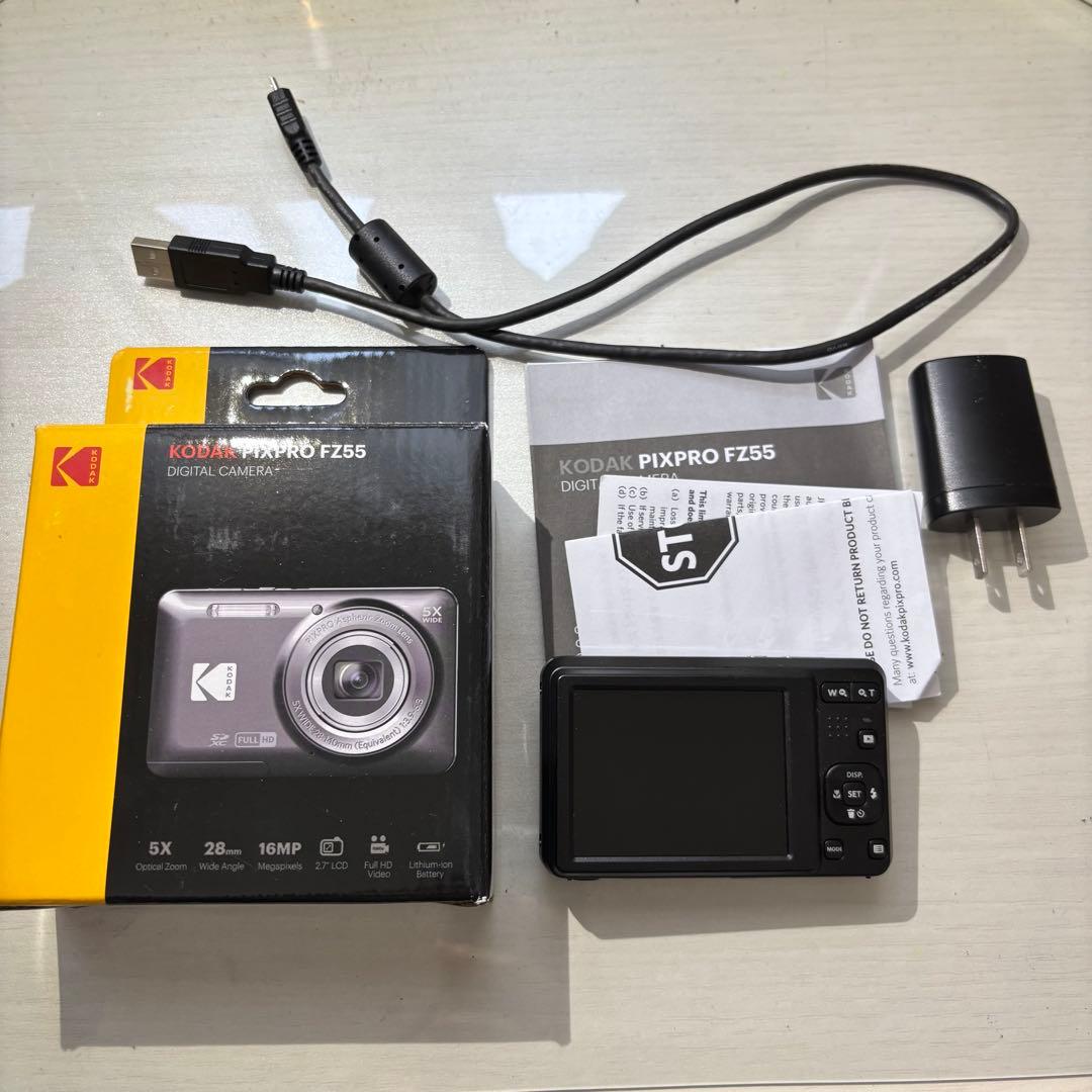 デジタルカメラ KODAK PIXPRO FZ55 Amazon | KODAK (コダック) PIXPRO 使いやすい ズーム FZ55-BK 16MP