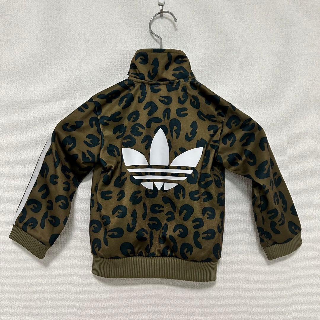 adidas アディダス トラックジャケット ジャージ ベビー 80 ヒョウ柄